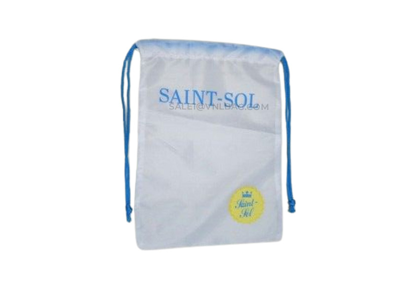 Drawstring bag made from cotton